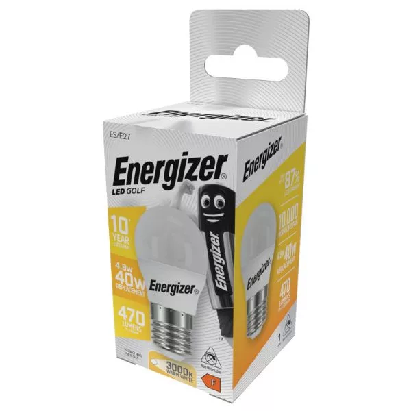Energizer BEC Mini Σφαιρική Λάμπα LED OPAL 4.9W E27 470lm 3000K 1 Energizer BEC Mini Σφαιρική Λάμπα LED OPAL 4.9W E27 470lm 3000K