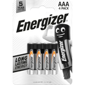 ENERGIZER Everyday Αλκαλική Μπαταρία LR03 AAA 4τμχ