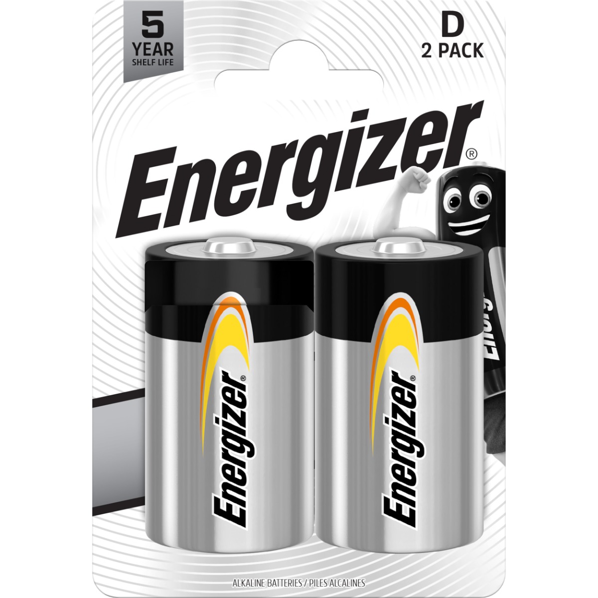 ENERGIZER Everyday Αλκαλική Μπαταρία LR20 D BL2 1 ENERGIZER Everyday Αλκαλική Μπαταρία LR20 D BL2