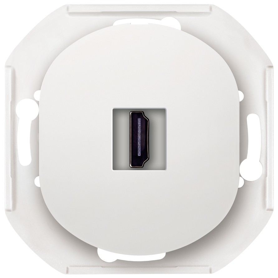 EON E6163.0 HDMI/HDMI socket Keystone without cover frame white 1 EON E6163.0 HDMI/HDMI socket Keystone without cover frame white