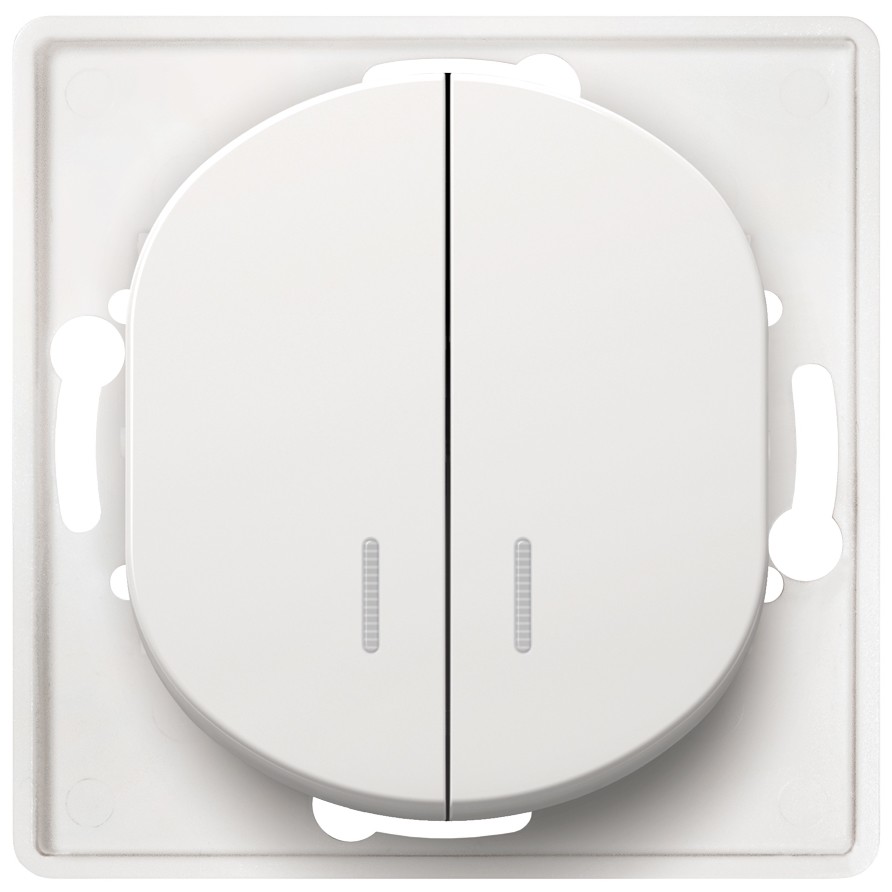 EON E626.0 Serial switch with indication without cover frame white 1 EON E626.0 Serial switch with indication without cover frame white