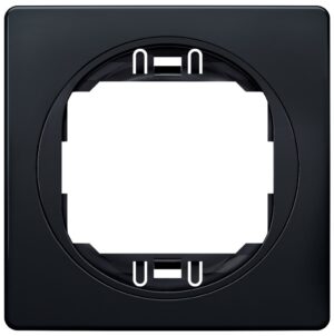 soft-touch black with black holder