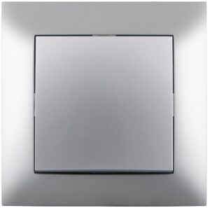 Entac 101 Arnold Recessed wall switch single-pole Silver