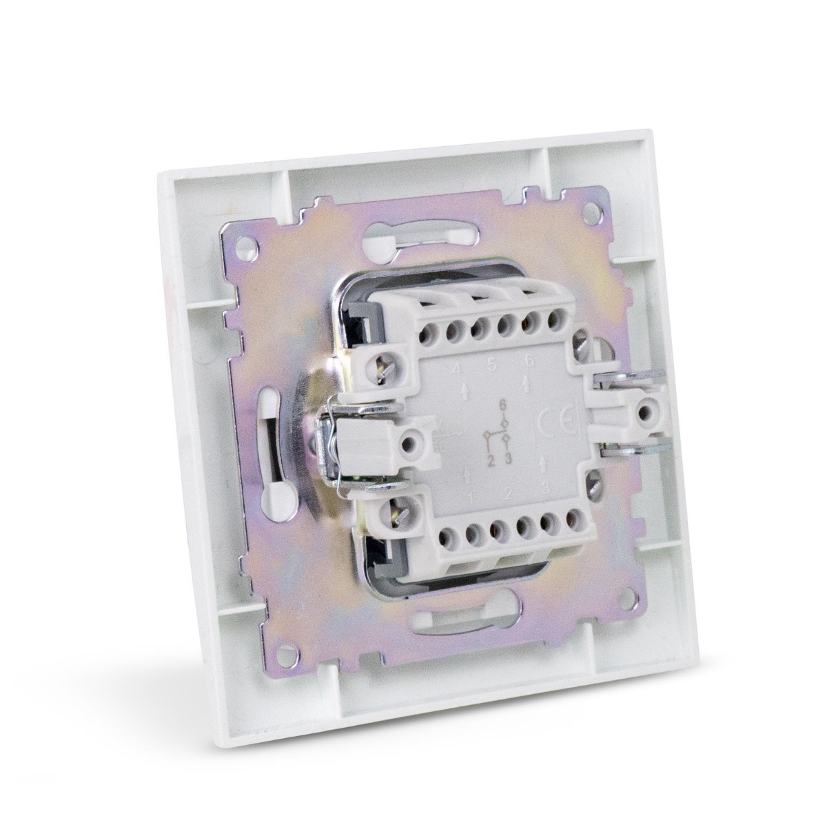 Entac 106 Arnold Recessed alternative wall switch White 2 Entac 106 Arnold Recessed alternative wall switch White - Image 2