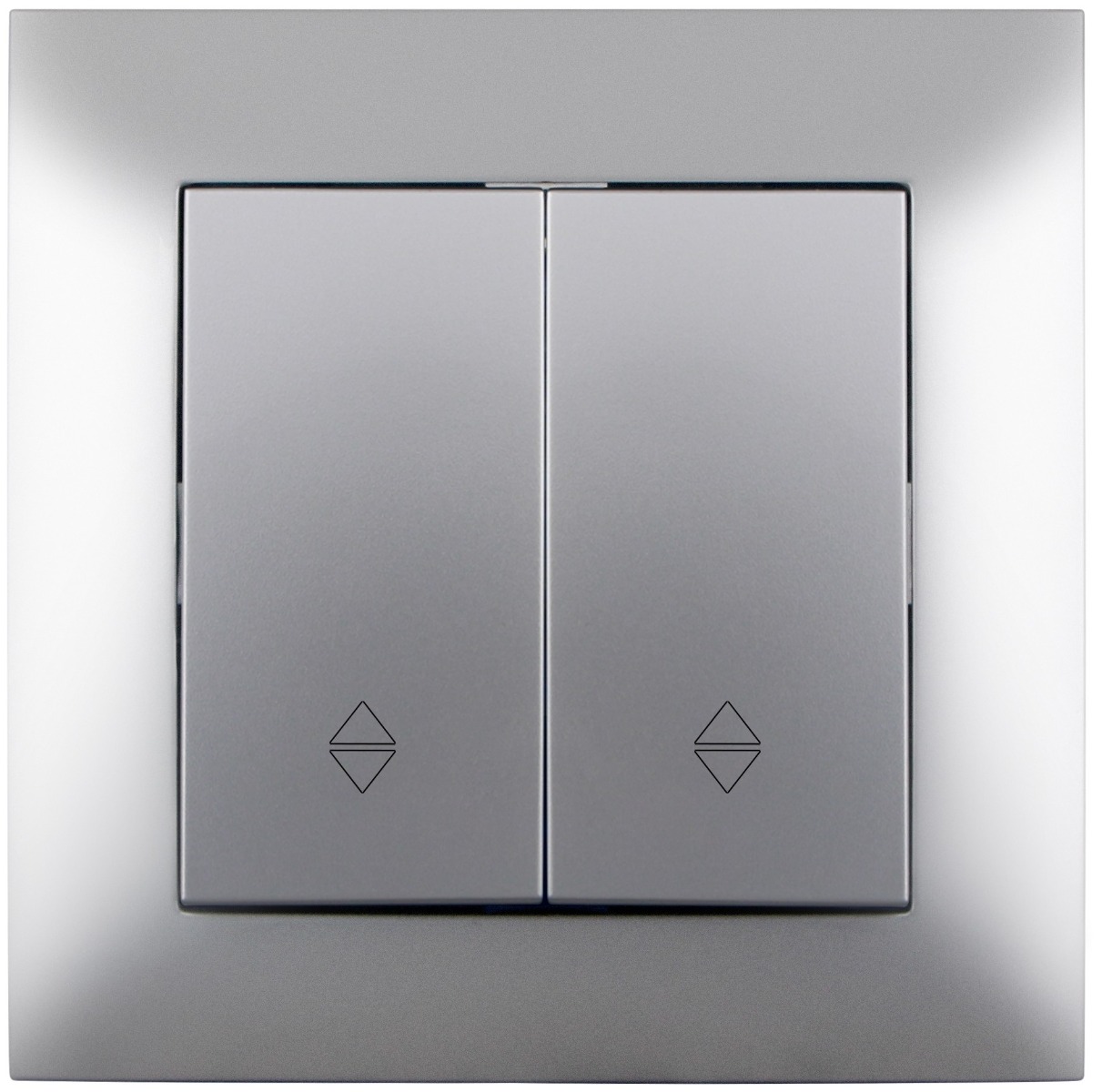 Entac 106+6 Arnold Recessed alternative switch Silver 1 Entac 106+6 Arnold Recessed alternative switch Silver