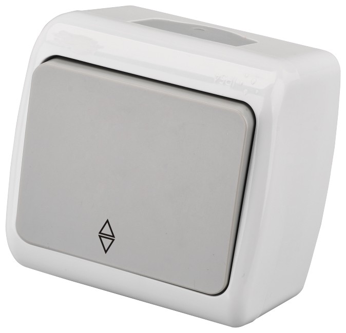 Entac 106 Stephan surface mounted alternative wall switch IP54 1 Entac 106 Stephan surface mounted alternative wall switch IP54