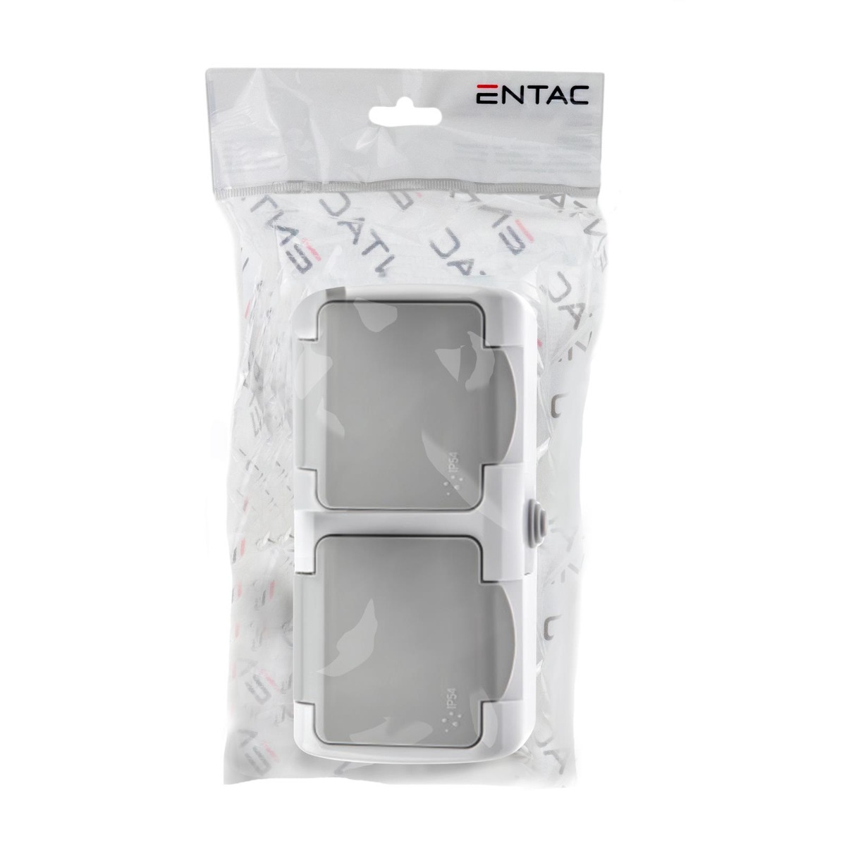 Entac Stephan surface mounted wall socket earthed 2x IP54 4 Entac Stephan surface mounted wall socket earthed 2x IP54 - Image 4