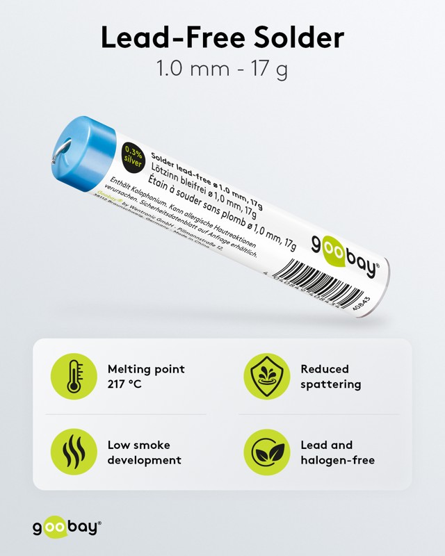 Goobay Σωληνάριο Κόλλησης Χωρίς Μόλυβδο 1.0mm 17g 6 Goobay Σωληνάριο Κόλλησης Χωρίς Μόλυβδο 1.0mm 17g - Image 6
