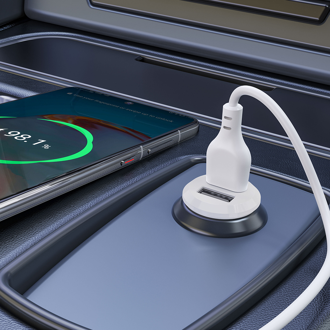 XO CC67 Mini Smart Φορτιστής Αυτοκινήτου με 2 Θύρες USB 2.4A και Καλώδιο Type-C (NB103) 5 XO CC67 Mini Smart Φορτιστής Αυτοκινήτου με 2 Θύρες USB 2.4A και Καλώδιο Type-C (NB103) - Image 5