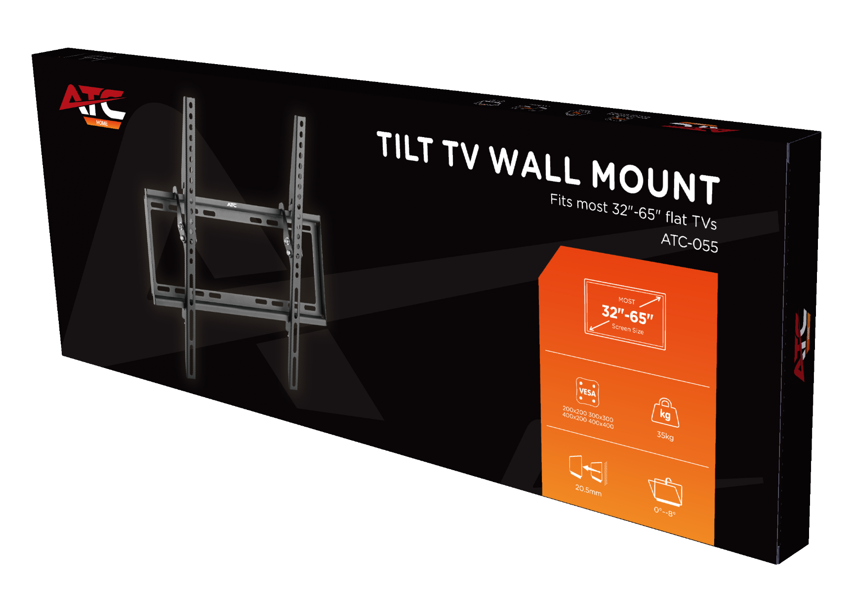 ATC Βάση TV Επιτοίχια ATC-055 32"-65" 6 ATC Βάση TV Επιτοίχια ATC-055 32"-65" - Image 6