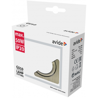 Avide GU10 Πλαίσιο Τετράγωνο Αλουμίνιο 2 Avide GU10 Πλαίσιο Τετράγωνο Αλουμίνιο - Image 2