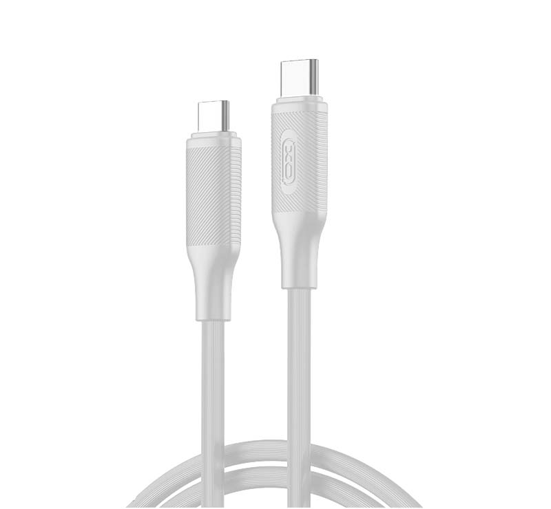 XO NB-Q265B PD 60W Type-C σε Type-C Μινιμαλιστικό Καλώδιο (Λευκό) 1 XO NB-Q265B PD 60W Type-C σε Type-C Μινιμαλιστικό Καλώδιο (Λευκό)