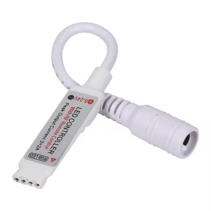 ATC Mini RF Ασύρματο RGB LED Τηλεχειριστήριο 5V-24V 12A 2 ATC Mini RF Ασύρματο RGB LED Τηλεχειριστήριο 5V-24V 12A - Image 2