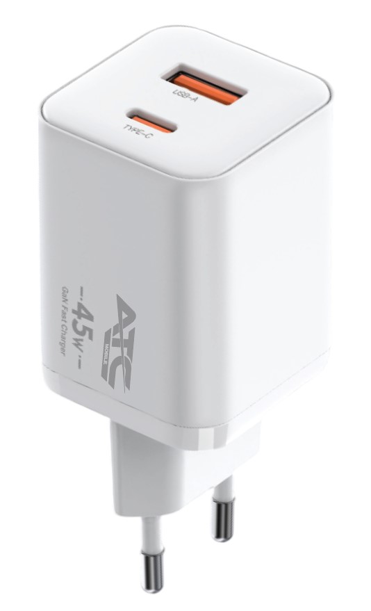 ATC-CHF20 Φορτιστής Γρήγορης Φόρτισης GaN PD 45W 1 ATC-CHF20 Φορτιστής Γρήγορης Φόρτισης GaN PD 45W