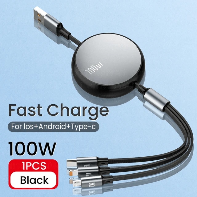 ATC-C3in1 Καλώδιο Πολλαπλής Φόρτισης Lightning Type-C Micro 2 ATC-C3in1 Καλώδιο Πολλαπλής Φόρτισης Lightning Type-C Micro - Image 2