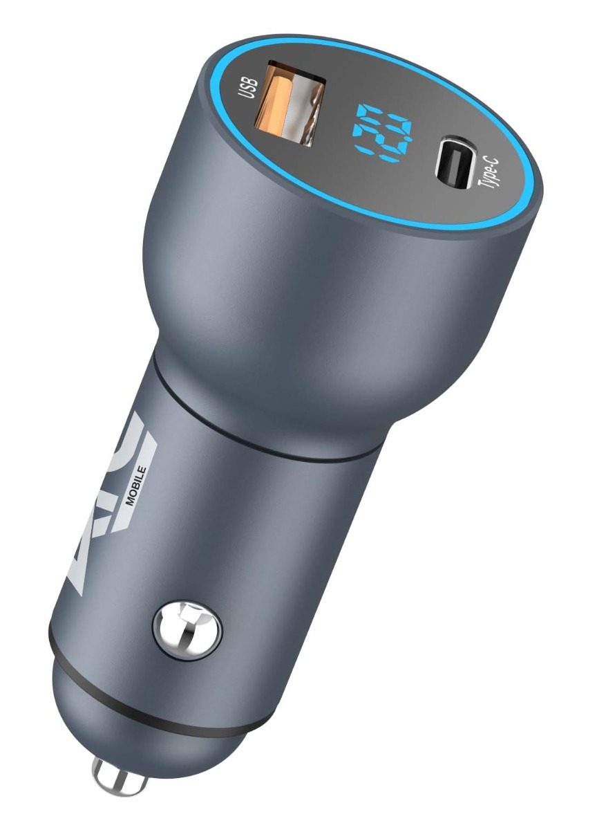 ATC-CA09 Φορτιστής Αυτοκινήτου με 2 Θύρες USB-A & Type-C και LED Οθόνη 42.5W 1 ATC-CA09 Φορτιστής Αυτοκινήτου με 2 Θύρες USB-A & Type-C και LED Οθόνη 42.5W