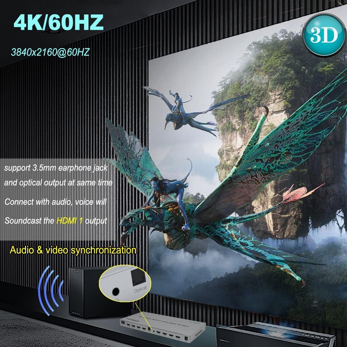 ATC HDMI Matrix 4 IN / 4 OUT 60Hz 5 ATC HDMI Matrix 4 IN / 4 OUT 60Hz - Image 5