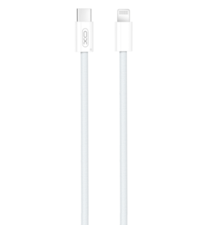 XO NB-Q260A Καλώδιο Φόρτισης & Δεδομένων Lightning σε Type-C 27W Πλεκτό 1m