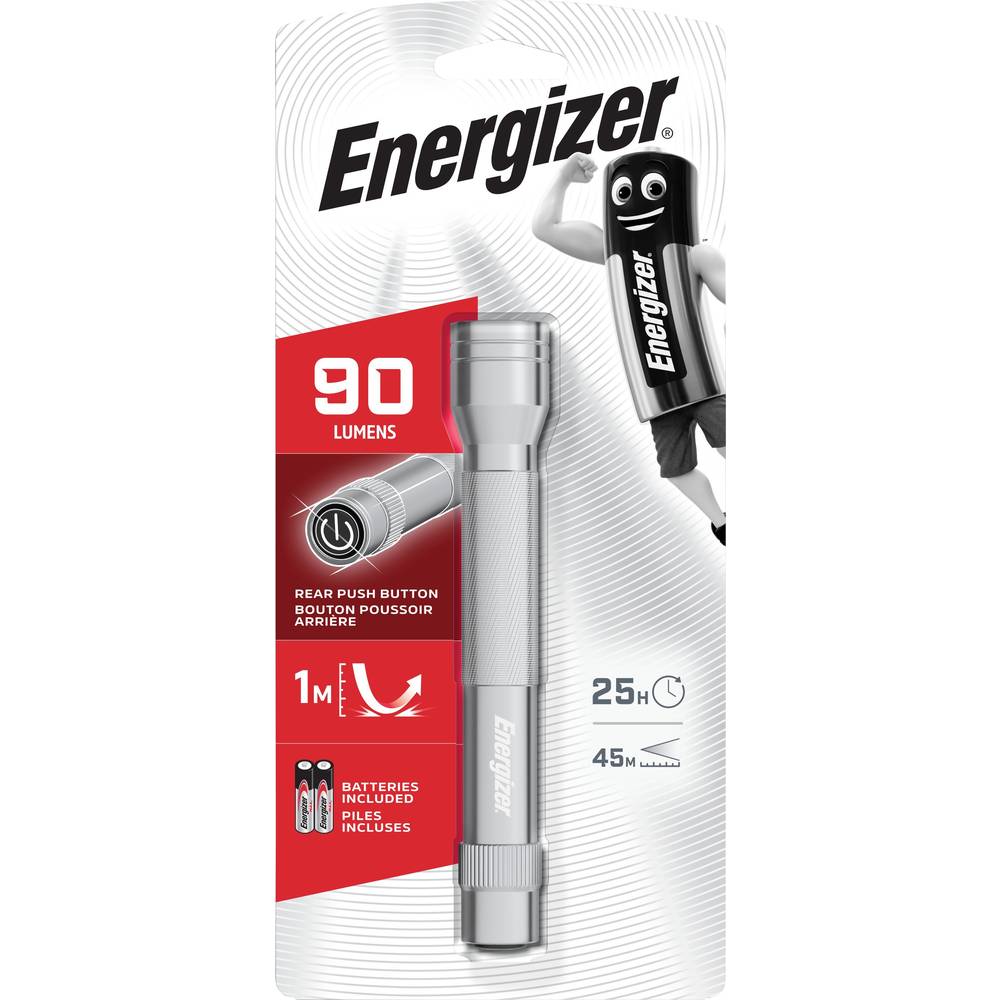 ENERGIZER LED Μεταλλικός Φακός 2AA 90lm -LCM2A5 1 ENERGIZER LED Μεταλλικός Φακός 2AA 90lm -LCM2A5