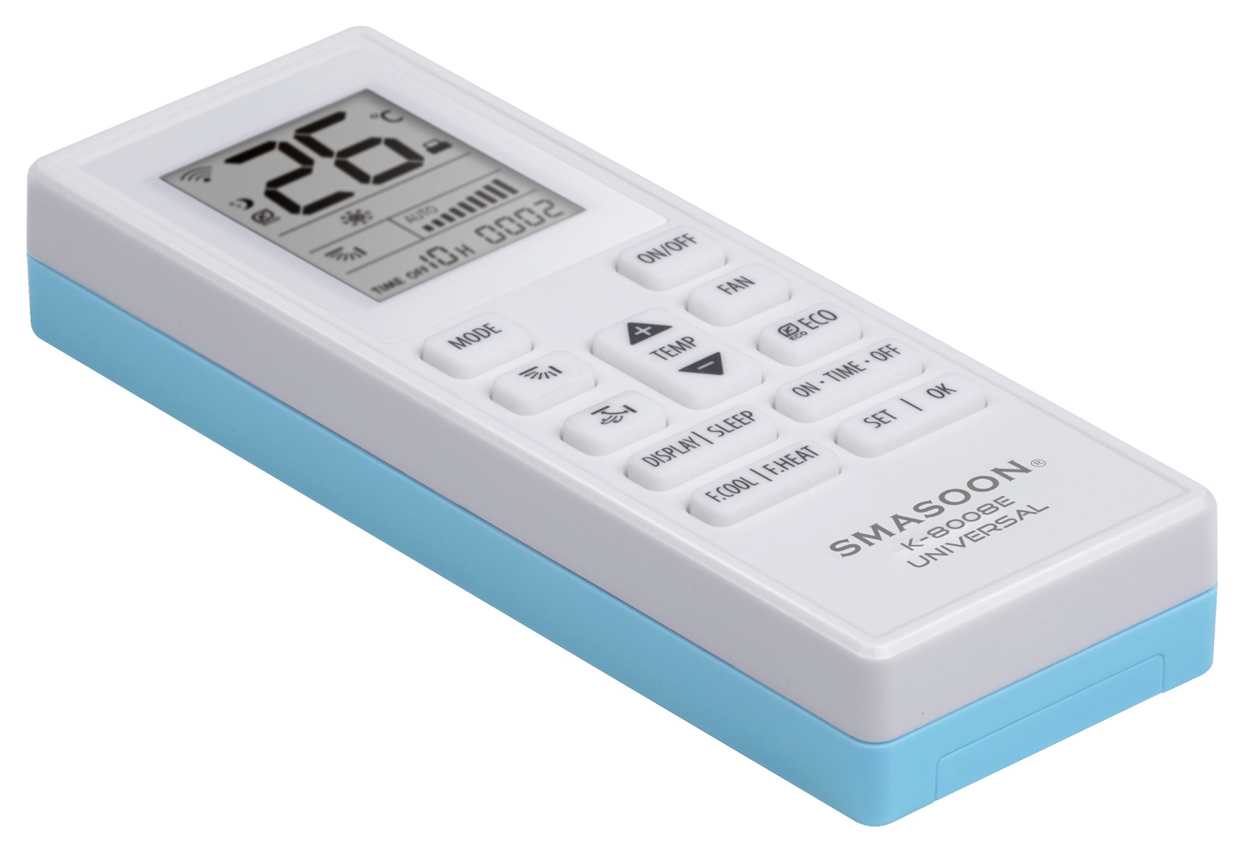 SMASOON K-8008E Universal Τηλεχειριστήριο Κλιματισμού Μπλε 5 SMASOON K-8008E Universal Τηλεχειριστήριο Κλιματισμού Μπλε - Image 5