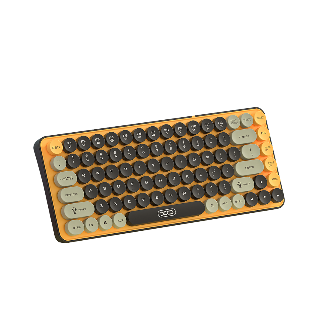 XO KB-12 Ασύρματο Πληκτρολόγιο Bluetooth Tri-Colour Πορτοκαλί 1 XO KB-12 Ασύρματο Πληκτρολόγιο Bluetooth Tri-Colour Πορτοκαλί
