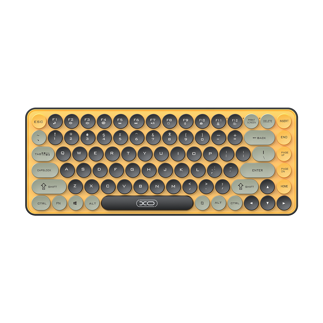 XO KB-12 Ασύρματο Πληκτρολόγιο Bluetooth Tri-Colour Πορτοκαλί 2 XO KB-12 Ασύρματο Πληκτρολόγιο Bluetooth Tri-Colour Πορτοκαλί - Image 2