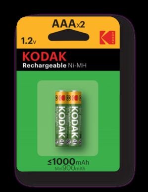 Kodak Επαναφορτιζόμενη ΗR03 AAA 1000mAh (2τμχ)