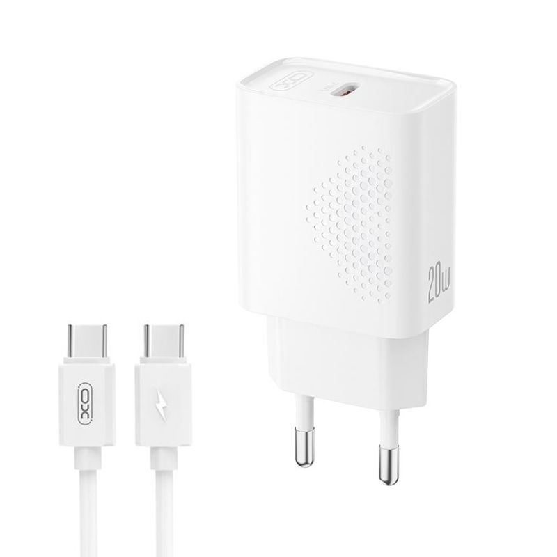 XO L160 (EU) Φορτιστής Ταχείας Φόρτισης με Θύρα & Καλώδιο Type-C (Kit NB299) 1 XO L160 (EU) Φορτιστής Ταχείας Φόρτισης με Θύρα & Καλώδιο Type-C (Kit NB299)