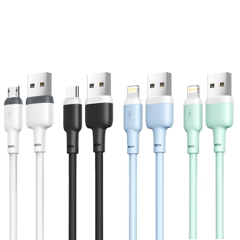 XO NB208 Καλώδιο Φόρτισης + Data Micro 1m Μπλέ 3 XO NB208 Καλώδιο Φόρτισης + Data Micro 1m Μπλέ - Image 3