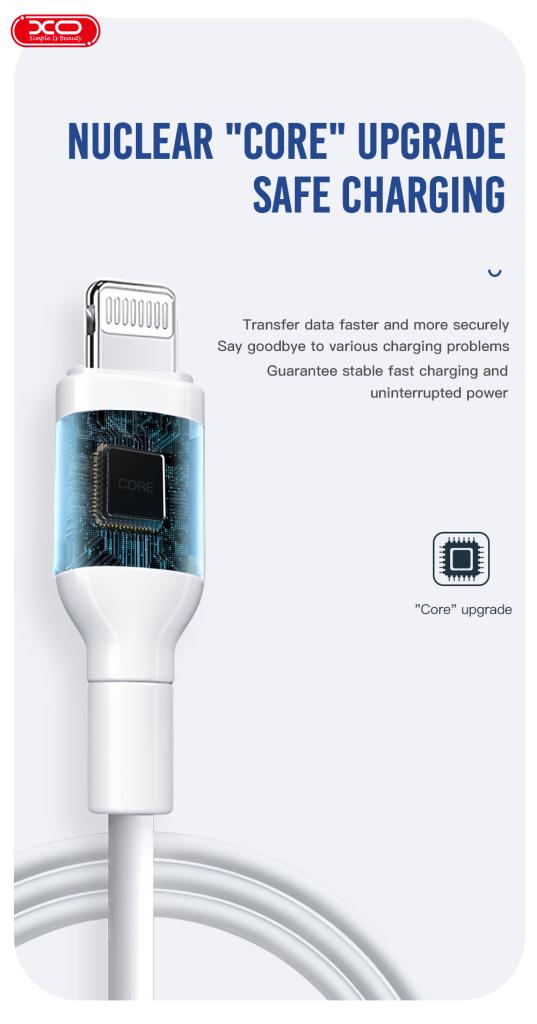 XO NB212 2.1A USB Καλώδιο Για Type-C 1m Ρόζ 5 XO NB212 2.1A USB Καλώδιο Για Type-C 1m Ρόζ - Image 5