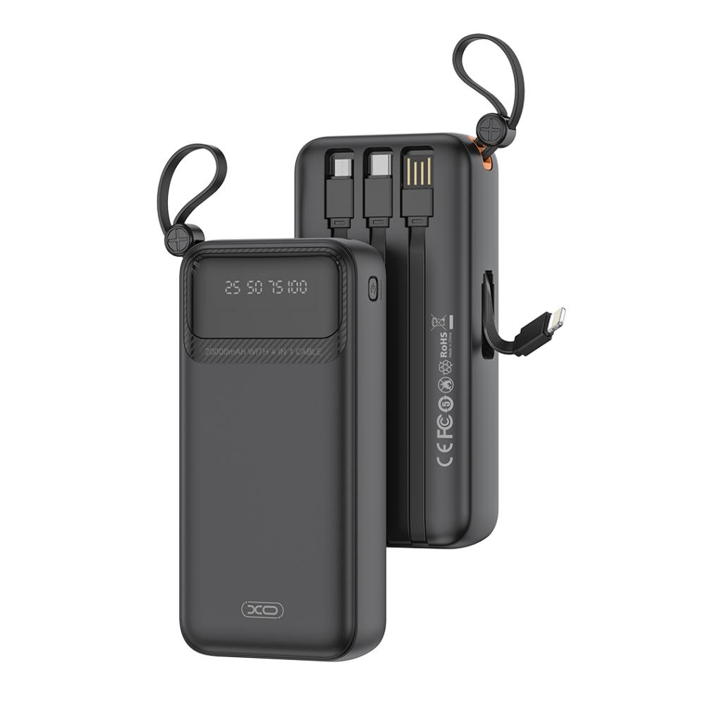 XO PR279 Powerbank με Καλώδια USB-A Type-C Micro & Lightning 20.000mAh 2 XO PR279 Powerbank με Καλώδια USB-A Type-C Micro & Lightning 20.000mAh - Image 2