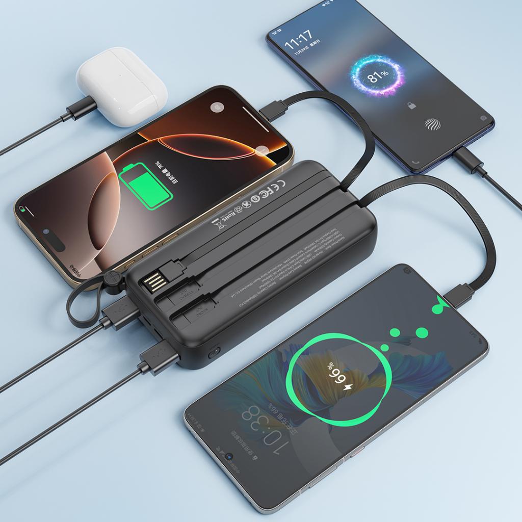 XO PR279 Powerbank με Καλώδια USB-A Type-C Micro & Lightning 20.000mAh 6 XO PR279 Powerbank με Καλώδια USB-A Type-C Micro & Lightning 20.000mAh - Image 6