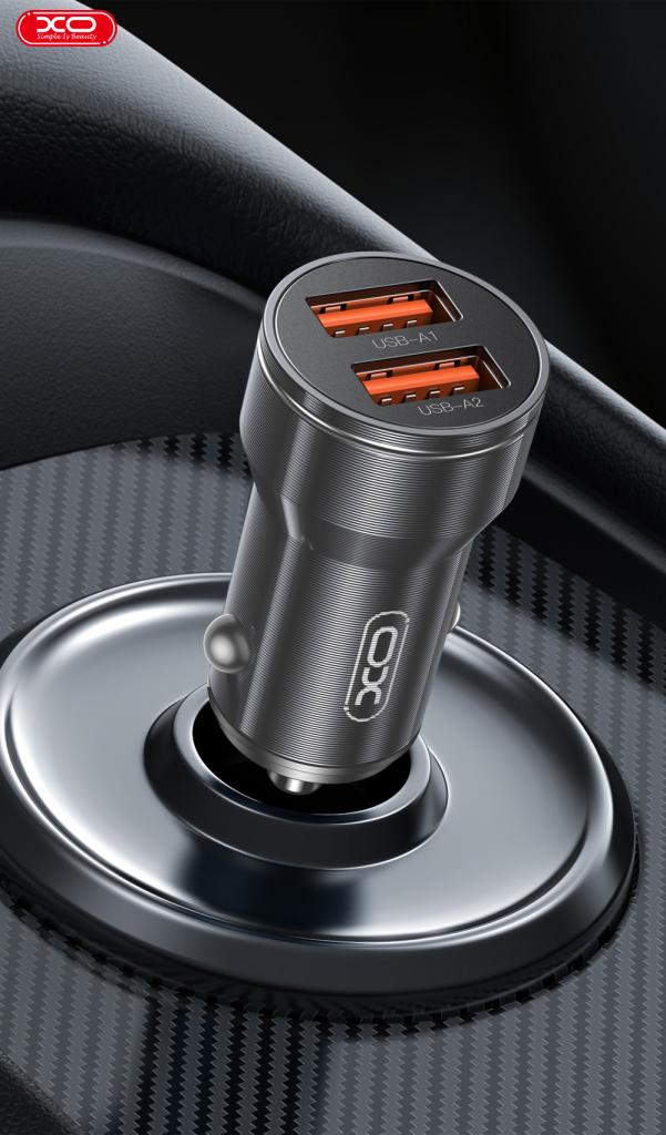XO CC48 Smart Μεταλλικός Διπλός USB Universal Φορτιστής Αυτοκινήτου 8 XO CC48 Smart Μεταλλικός Διπλός USB Universal Φορτιστής Αυτοκινήτου - Image 8