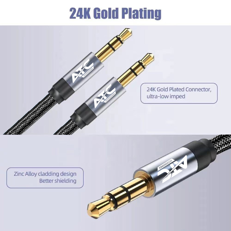 ATC HQ 3.5mm M / M Cable 1.5m 3 ATC HQ 3.5mm M / M Cable 1.5m - Image 3