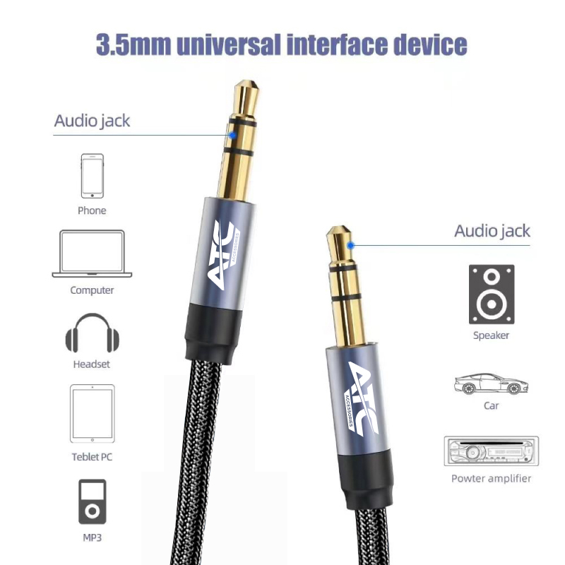 ATC HQ 3.5mm M / M Cable 3m 4 ATC HQ 3.5mm M / M Cable 3m - Image 4