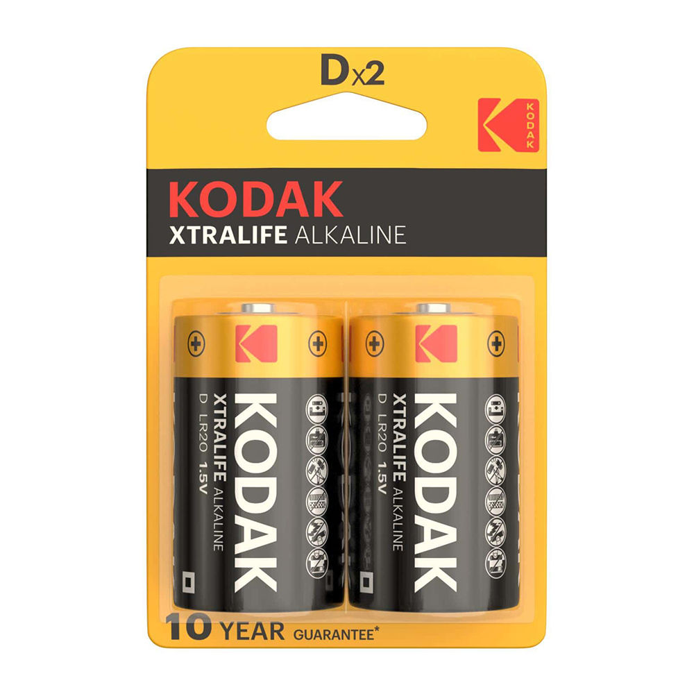Kodak Extra Life LR20 D Μπαταρία (2τμχ) 1 Kodak Extra Life LR20 D Μπαταρία (2τμχ)