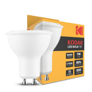 KODAK Max LED Spot Λαμπτήρας GU10  από Αλουμίνιο & Πλαστικό 100° 2700K 520lm