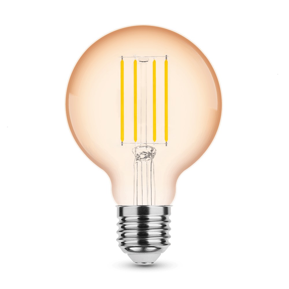 Modee Lighting LED Σφαιρική Λάμπα Filament Amber G80 4W E27 320° 1800K (360 lumen) 2 Modee Lighting LED Σφαιρική Λάμπα Filament Amber G80 4W E27 320° 1800K (360 lumen) - Image 2