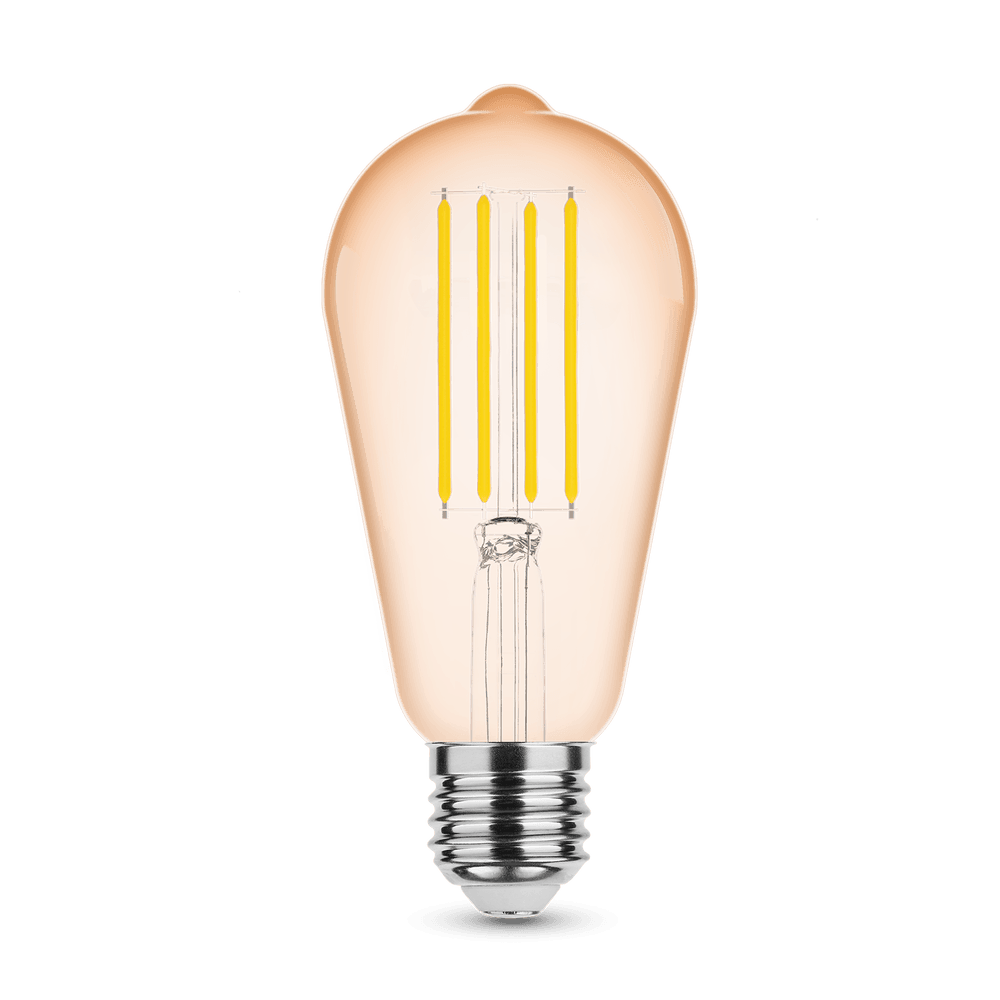 Modee Lighting Λαμπτήρας LED Filament Amber ST64 4W E27 320° 1800K (320 lumen) 2 Modee Lighting Λαμπτήρας LED Filament Amber ST64 4W E27 320° 1800K (320 lumen) - Image 2