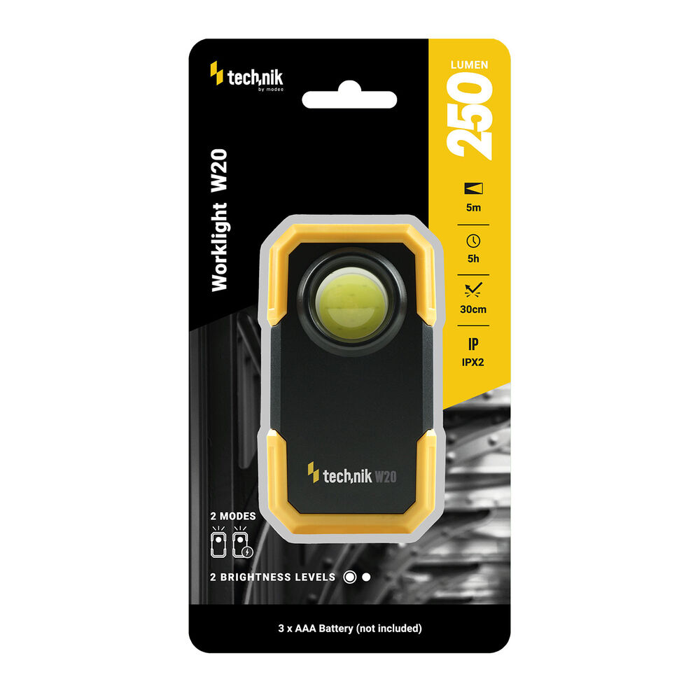 Technik Φακός W20 (3xAAA δεν περιλαμβάνονται) COB (250 lumen) 1 Technik Φακός W20 (3xAAA δεν περιλαμβάνονται) COB (250 lumen)