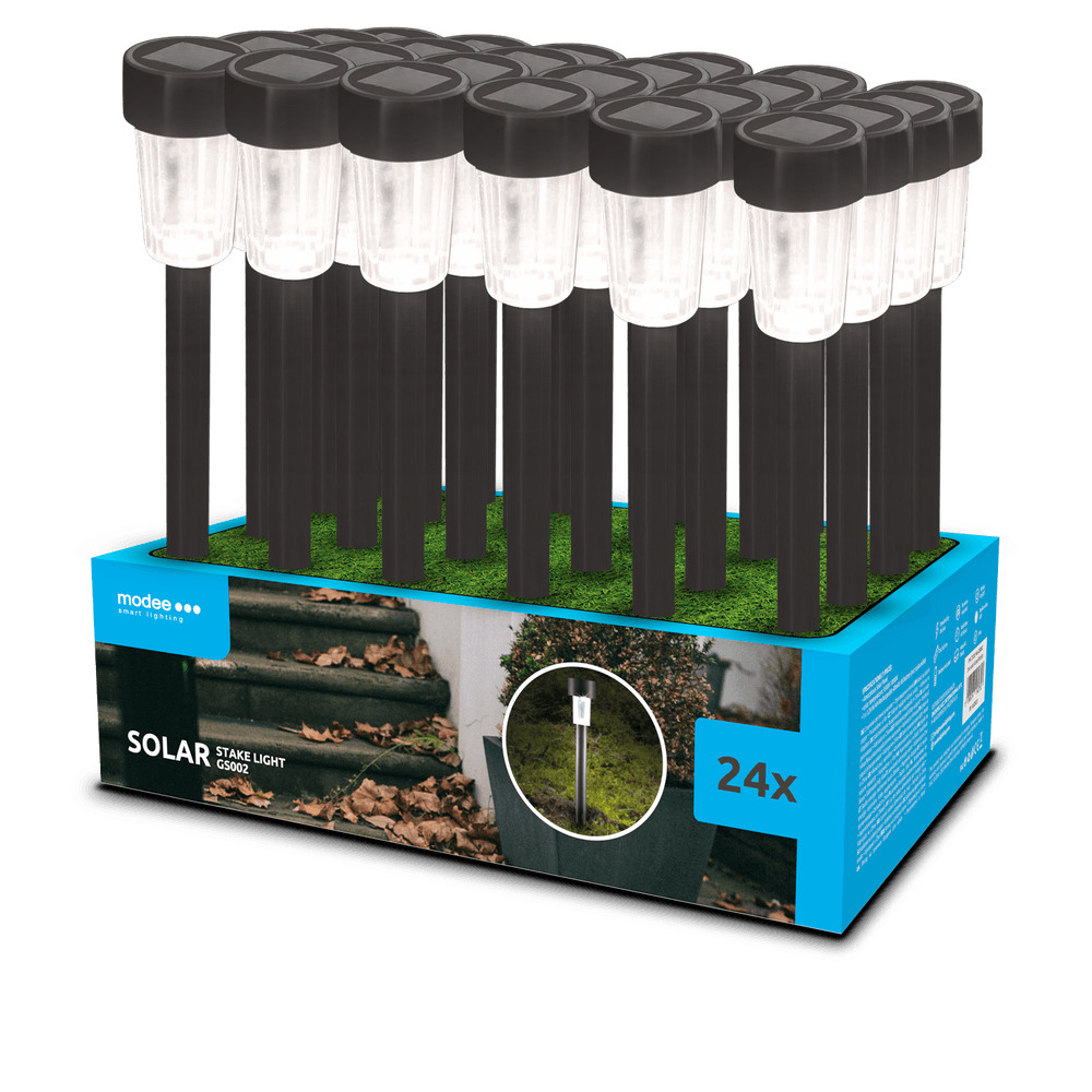 Modee Lighting LED Ηλιακό Φωτιστικό Κήπου GS002 31cm 1 Modee Lighting LED Ηλιακό Φωτιστικό Κήπου GS002 31cm