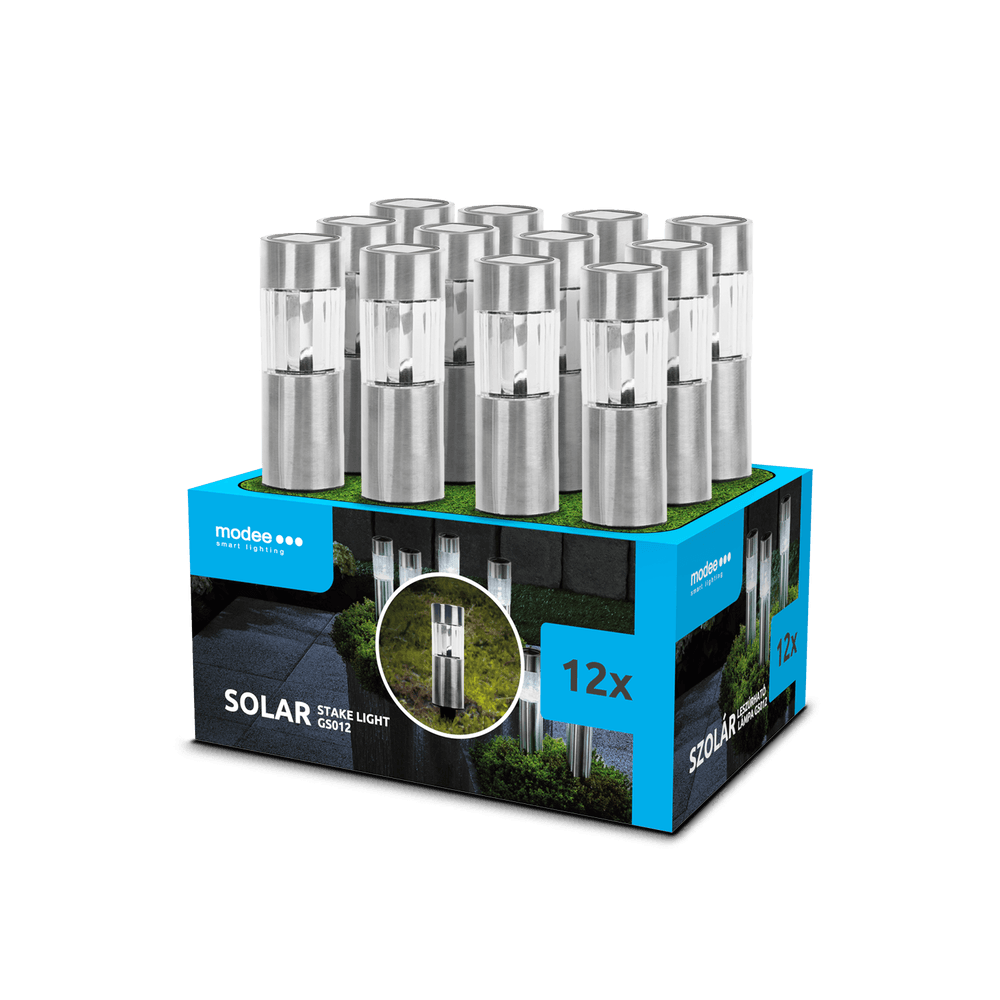 Modee Lighting Ηλιακό Φωτιστικό Κήπου LED GS012 28cm 2 Modee Lighting Ηλιακό Φωτιστικό Κήπου LED GS012 28cm - Image 2
