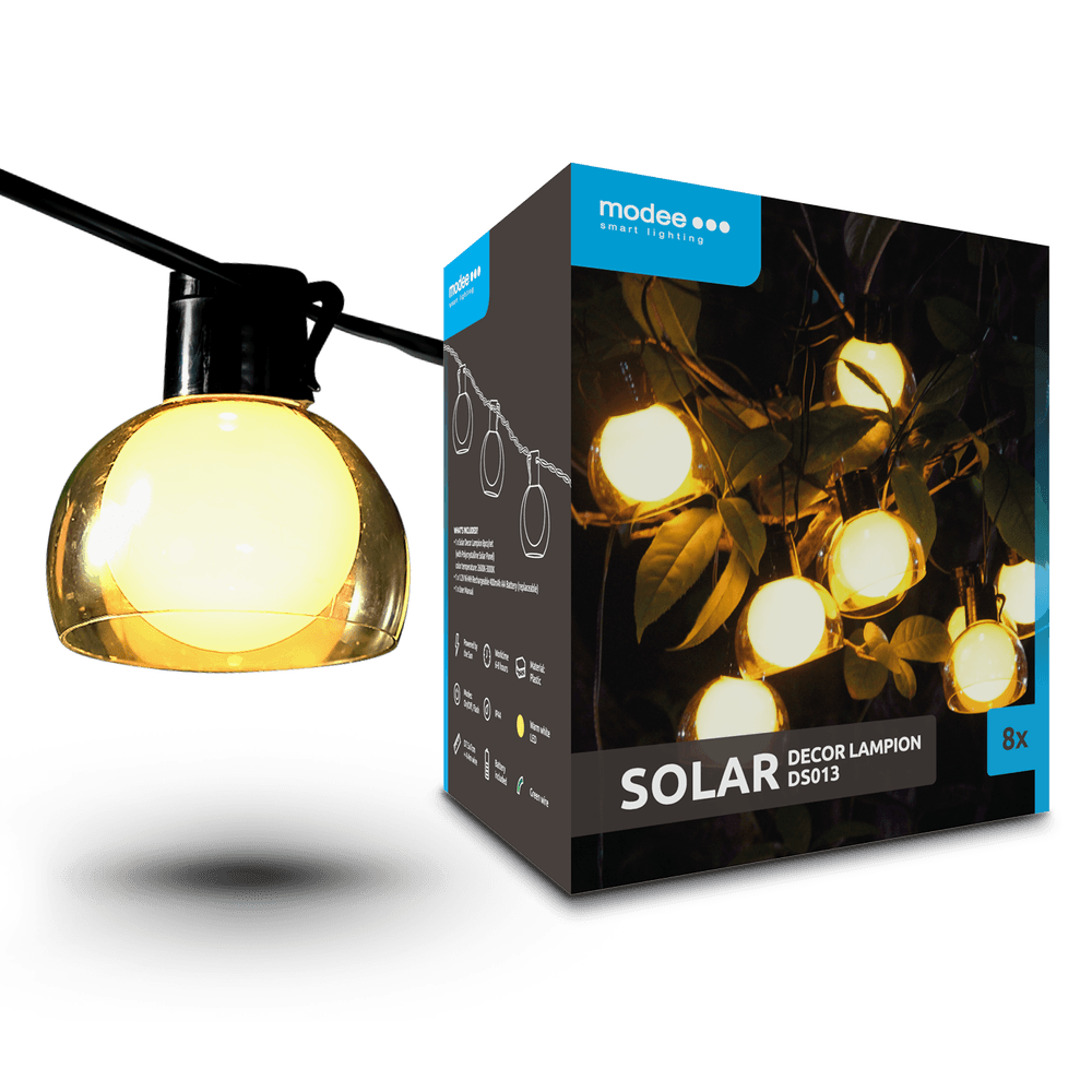 Modee Lighting LED Ηλιακή Γιρλάντα 8db 4,4m 1 4m