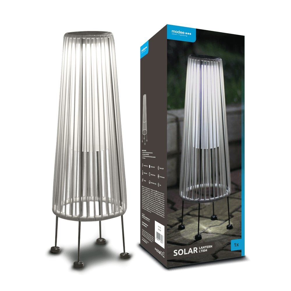 Modee Lighting LED Ηλιακό Φωτιστικό Κήπου H48x17x17cm 2 Modee Lighting LED Ηλιακό Φωτιστικό Κήπου H48x17x17cm - Image 2