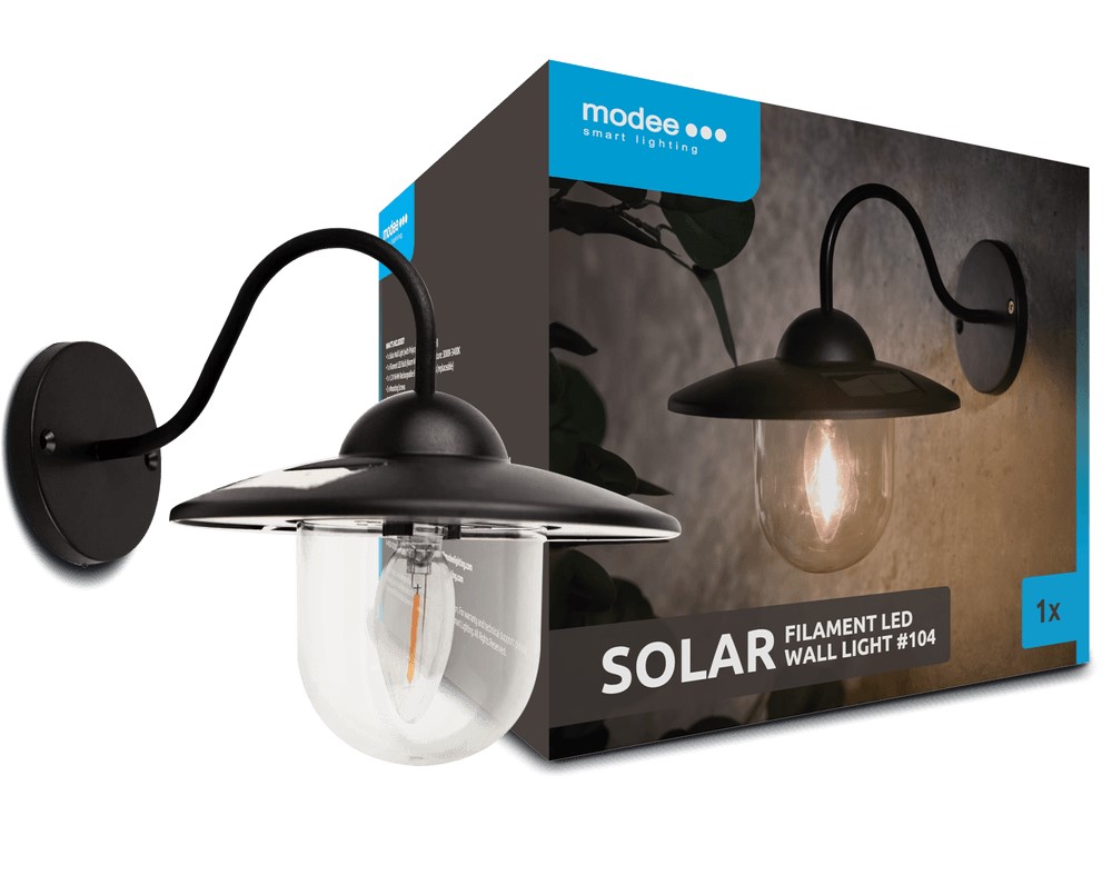 Modee Lighting LED Ηλιακό Επιτοίχιο Φωτιστικό 2 Modee Lighting LED Ηλιακό Επιτοίχιο Φωτιστικό - Image 2