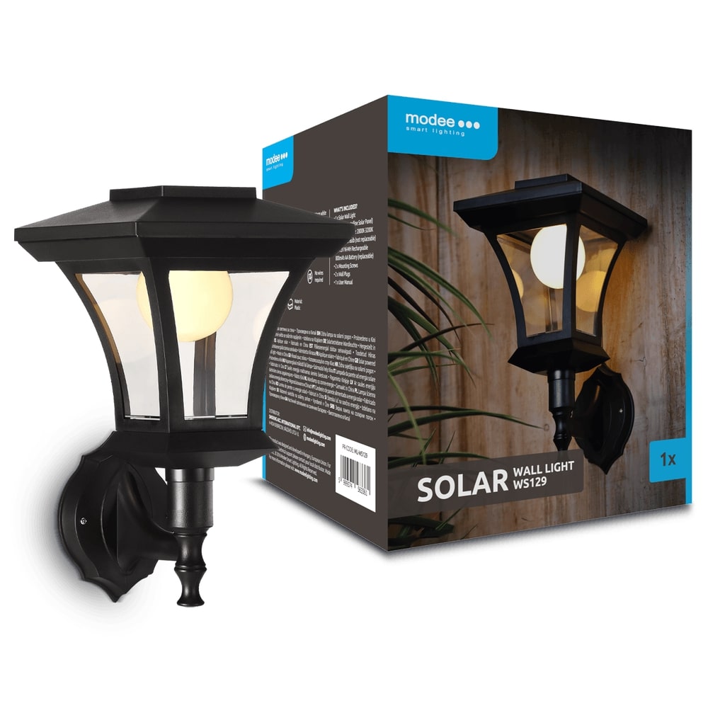 Modee Lighting LED Ηλιακό Φωτιστικό Τοίχου (15 lumen) 1 Modee Lighting LED Ηλιακό Φωτιστικό Τοίχου (15 lumen)