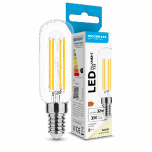 Modee LED Λαμπτήρας Filament T25 3.5W E14 4000K 350lm ERP