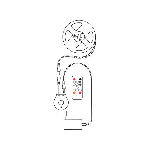 Modee Smart Ταινία LED 12W IP20 με Τηλεχειριστήριο & Αισθητήρα 2700K 800lm 3m 3 Modee Smart Ταινία LED 12W IP20 με Τηλεχειριστήριο & Αισθητήρα 2700K 800lm 3m - Image 3