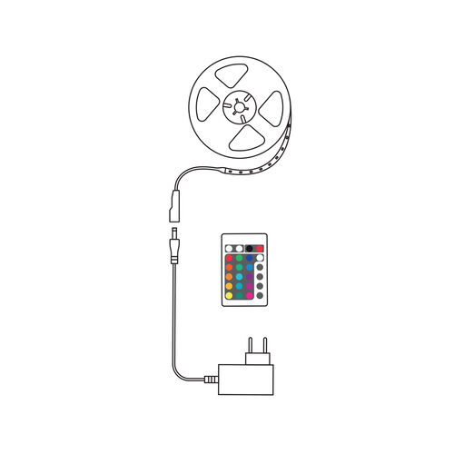 Modee Smart Ταινία LED 12W IP20 2700K & RGB 680lm με Τηλεχειριστήριο 5m 3 Modee Smart Ταινία LED 12W IP20 2700K & RGB 680lm με Τηλεχειριστήριο 5m - Image 3