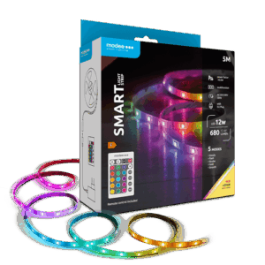 Modee Smart Ταινία LED 12W IP20 2700K & RGB 680lm με Τηλεχειριστήριο 5m